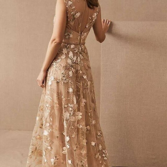 Anthropologie Bronx & Banco Amora Evening Dress Size 4-6 S - Picture 3 of 5